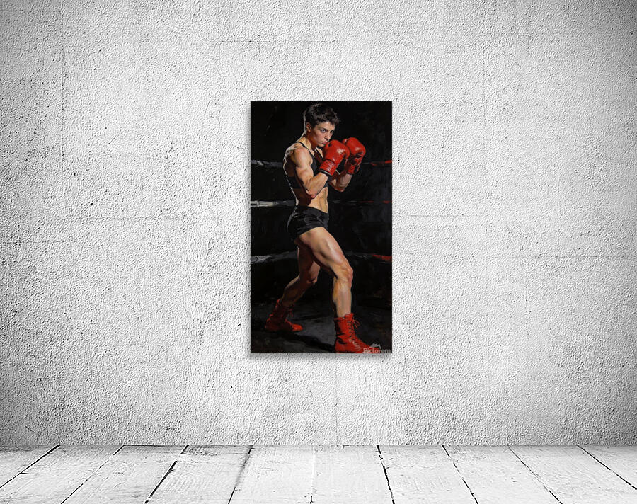 Female Boxer 2 Wall Preview