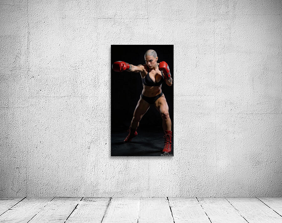 In a fighting pose 4 Wall Preview