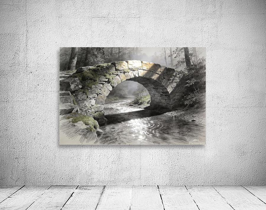 Pencil Landscape 15 Wall Preview