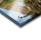 Abandoned Cabin Autumn Reflections Acrylic print