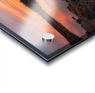 Magical Sunset at Prosperous Lake Impression Acrylique