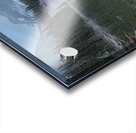 Misty Emerald Lake Mountain reflection Acrylic print