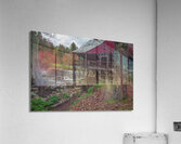 Late Autumn at Weston Grist Mill Acrylic Print