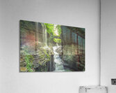 Rainbow Falls Summer Glow Acrylic Print