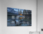 Emerald Lake Cilantro reflections Acrylic Print