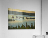 House boats Sunrise Acrylic Print
