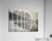 Lake Louise Winter Reflections Impression acrylique