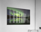 Madeline Lake Aurora Reflections Acrylic Print
