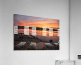 Magical Sunset at Prosperous Lake Impression acrylique