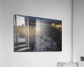 Niagara Horseshoe Falls Evening Glow Impression acrylique