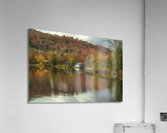 Classic Autumn Pond Beauty Acrylic Print