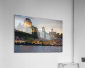 Magical Sunset glow of Quebec City Acrylic Print