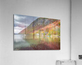 Lake Willoughby Fall Reflection Galore Acrylic Print