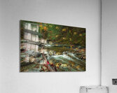 Autumn Forest Stream Acrylic Print