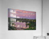 Cotton Candy skies at Jackfish Lake Acrylic Print