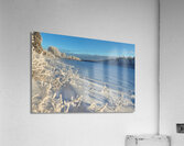 Frozen Hay River magic Acrylic Print