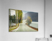 Lake Willoughby Autumn Road Acrylic Print