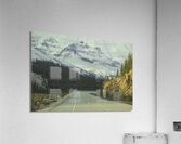 Mountain Road in Banff National park Acrylic Print