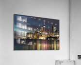 Polson Pier Toronto Night Skyline Acrylic Print
