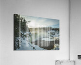 Lady Evelyn falls Winter Thaw Acrylic Print