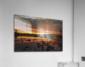 Mesmerizing Yellowknife Fiery Summer skies Acrylic Print