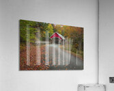 Magical Autumn Path to Bridge Acrylic Print