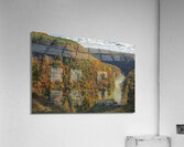 Archery Field Overlook in Autumn Glory Acrylic Print