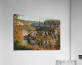 Archery Field Overlook in Autumn Impression acrylique