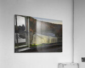 Evening Lights at Middle Falls Impression acrylique