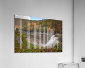 Autumn Splash At Middle Falls Acrylic Print