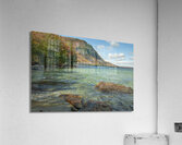 Lake Willoughby Autumn Crystal Waters Acrylic Print