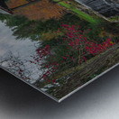 Late Autumn at Weston Grist Mill Metal print