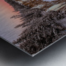 Cotton Candy Winter Gorge Metal print