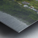 Foggy Spring Morning refections Metal print