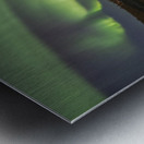 Madeline Lake Aurora Reflections Metal print