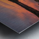 Magical Sunset at Prosperous Lake Impression metal