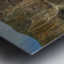 Close up of Perce Rock Reflection Metal print