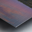 Cotton Candy skies at Jackfish Lake Metal print