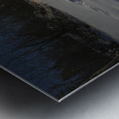 House boat Winter Sparkle Metal print