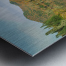 Jacques Cartier Fall reflections Metal print