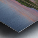 Jackfish Lake cotton candy Reflections Metal print