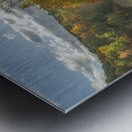 Letchworth Autumn Road Evening Glow Metal print