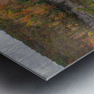 Autumn Splash At Middle Falls Metal print