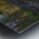 Old Stone Bridge Reflections Metal print