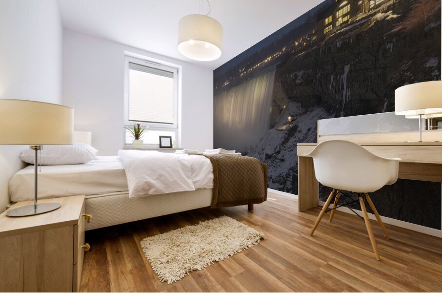 Niagara Horseshoe Falls Evening Glow Impression murale