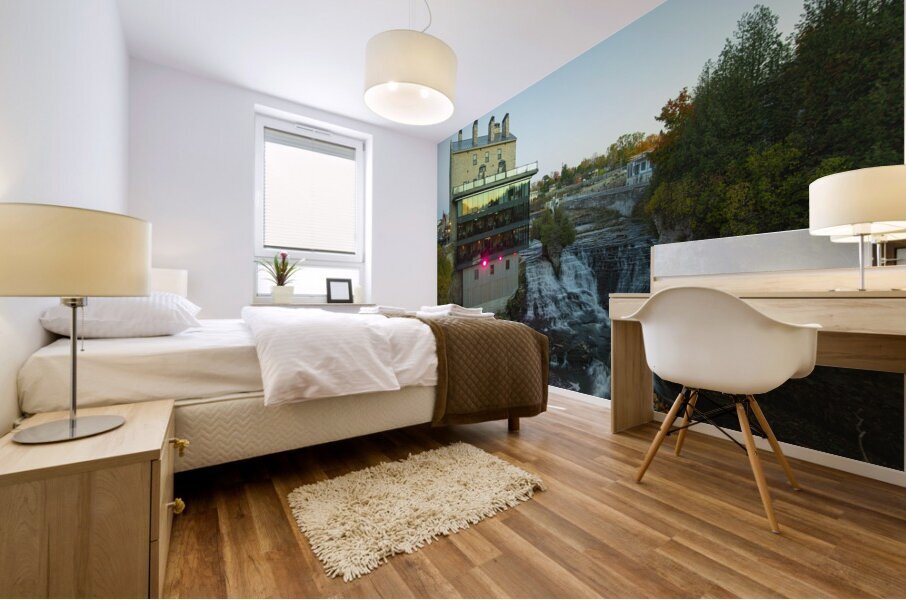 Autumn at Elora Mill Impression murale