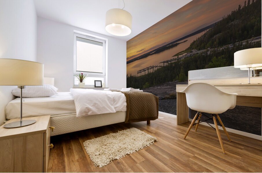 Prelude Midnight Sunset Mural print