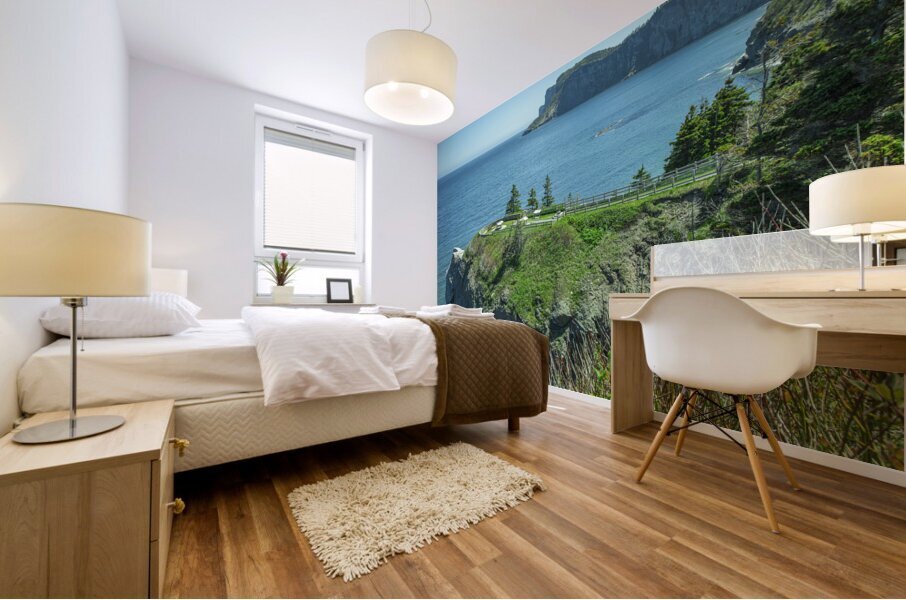 Seascape overlook of Forillion Mural print