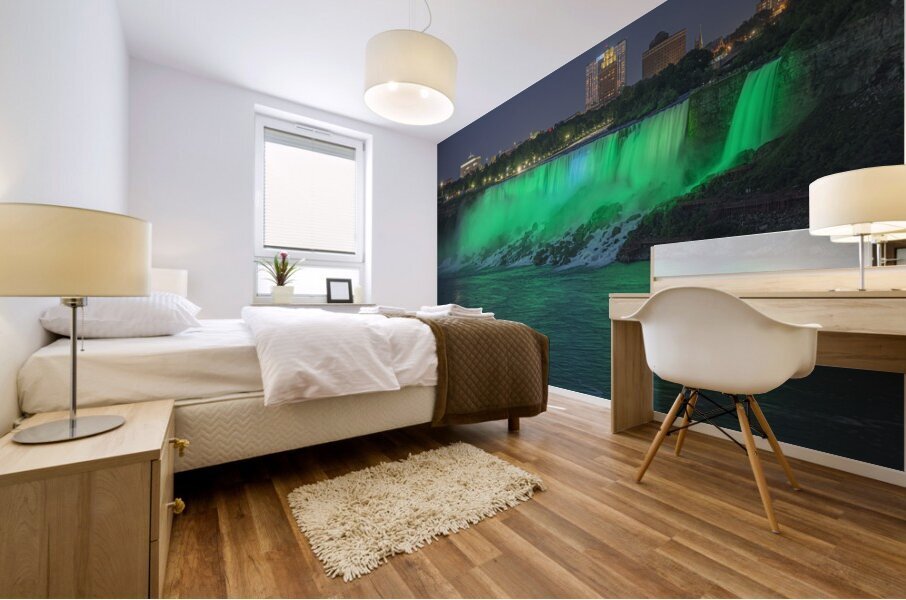 Niagara Emerald Glow Impression murale