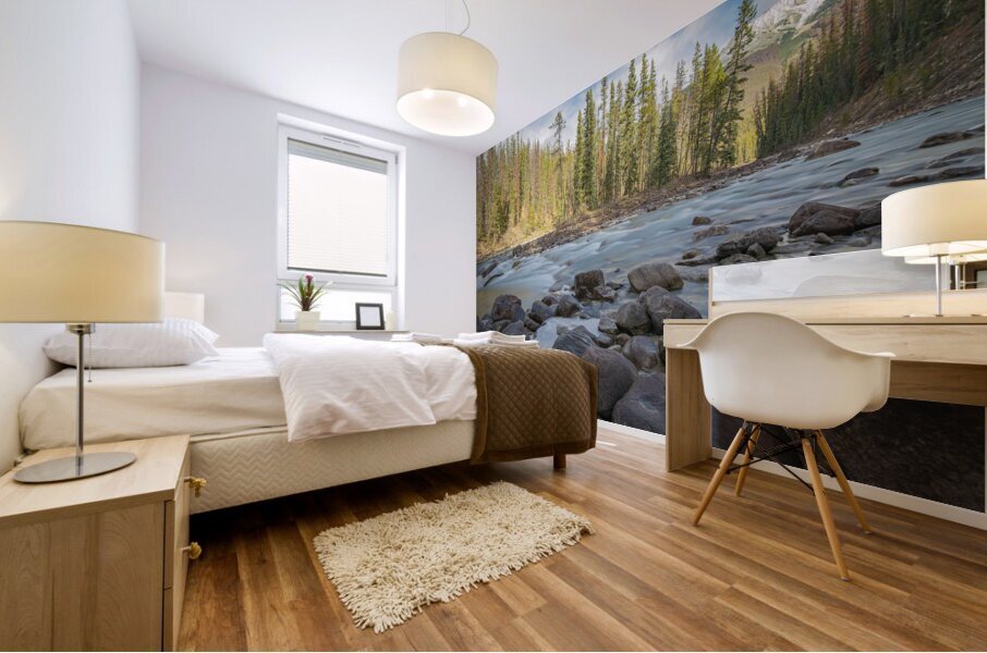 Sunwapta River Beauty Impression murale